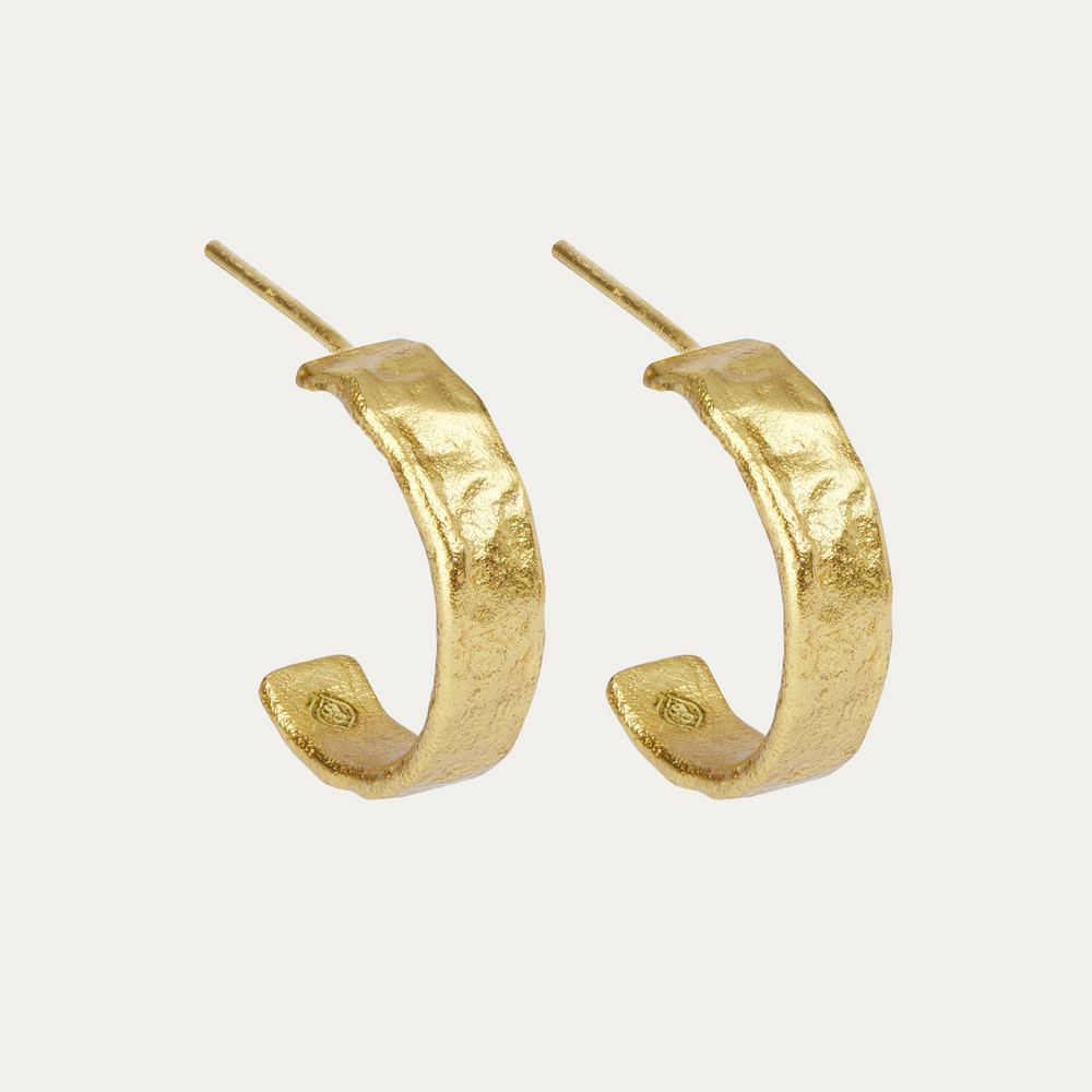 Dela Textured Hoops