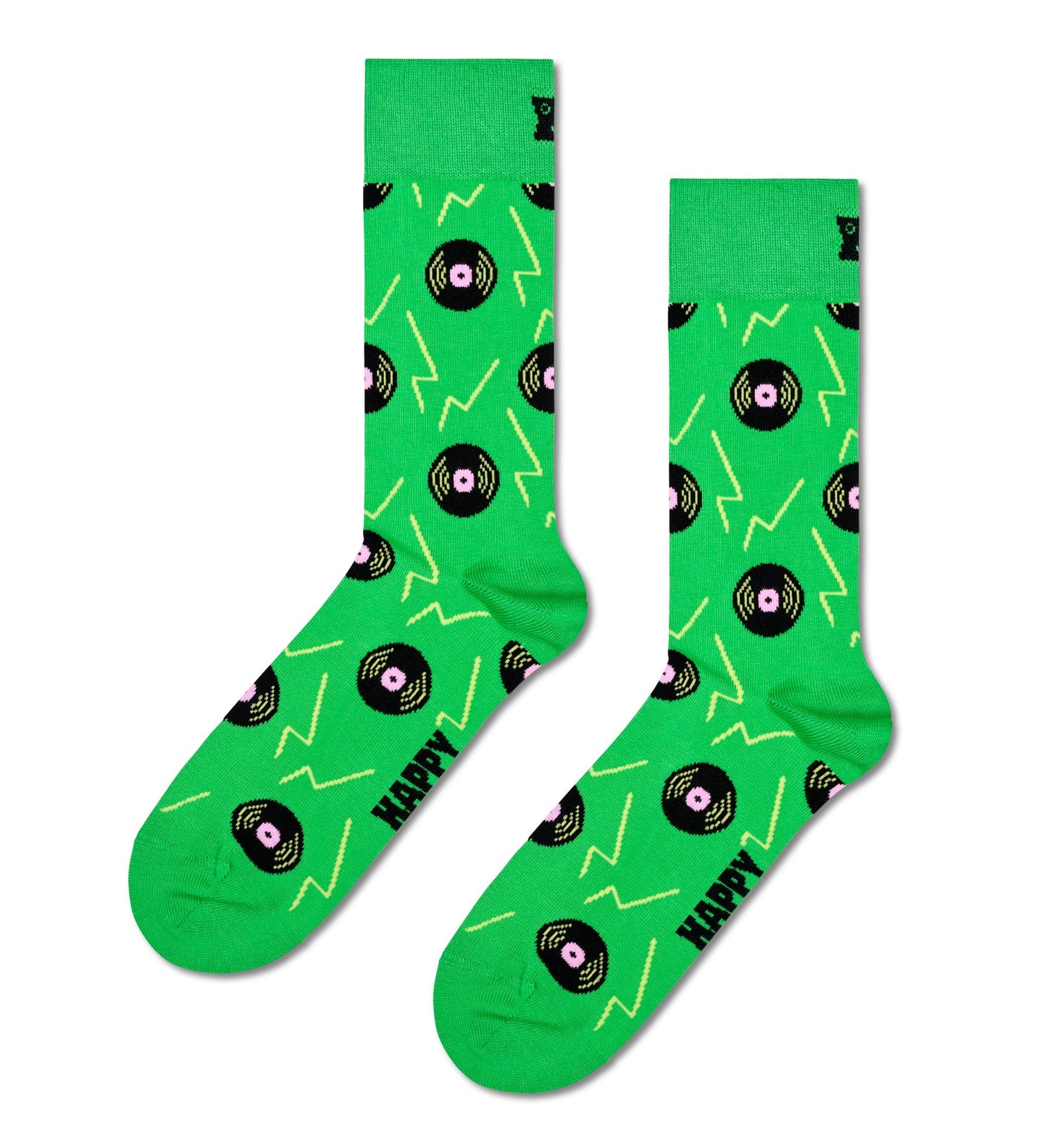 Vinyl Green Socks