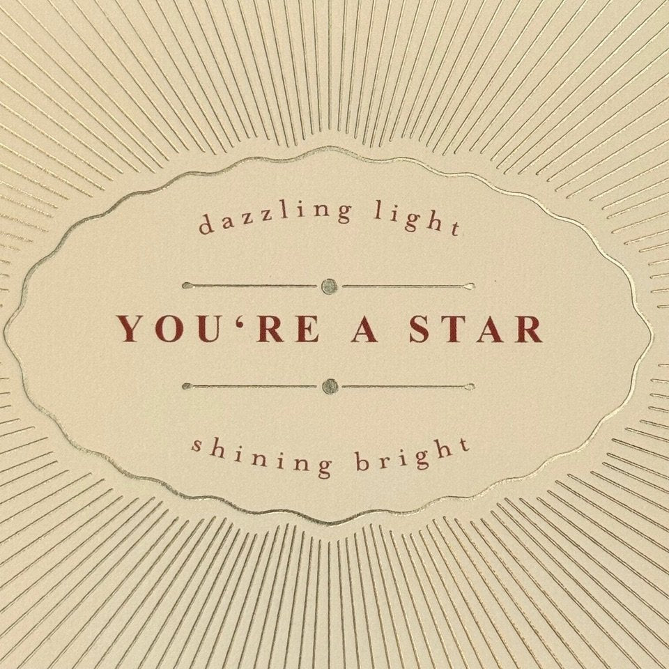 
                  
                    Halo You're A Star Greeting Card
                  
                