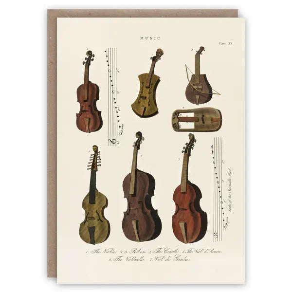 Violins Greeting Card