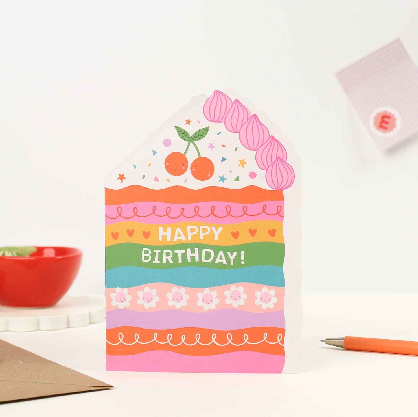 Birthday Cake Greeting Card