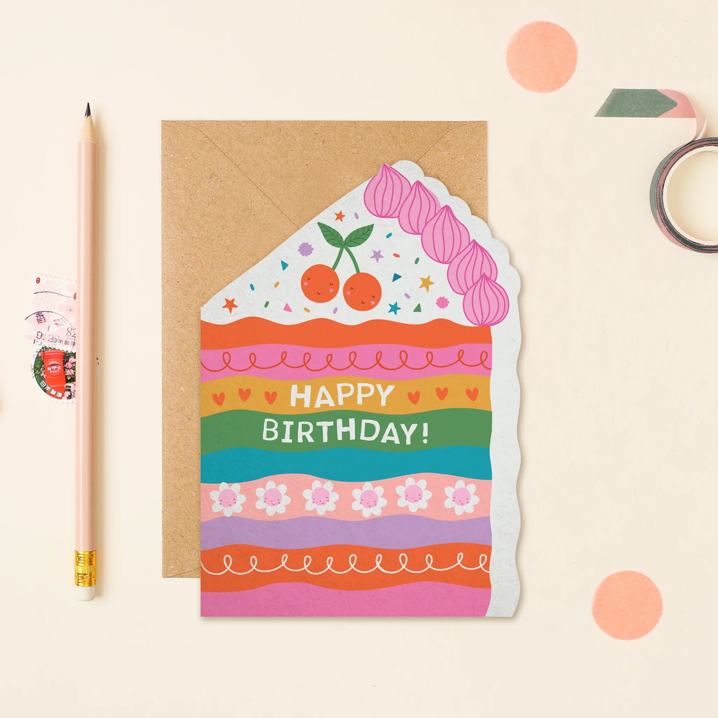 Birthday Cake Pop Up Card (Happy Birthday Kirigami) | Free Template! -  Instructables