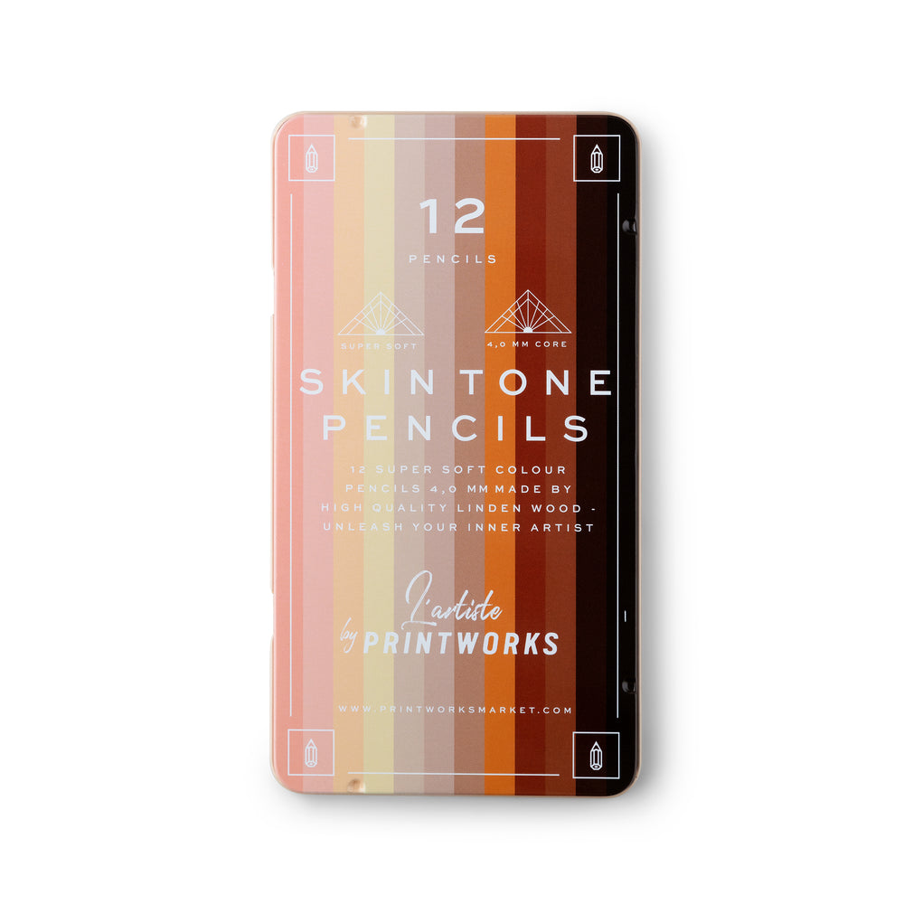 Skin Tone Colour Pencil Set