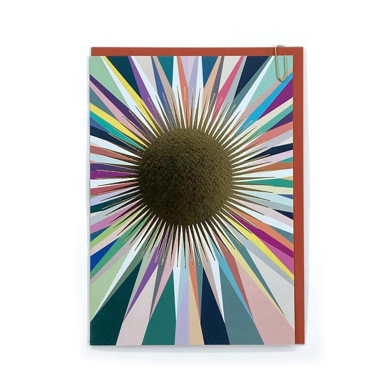 Radar Light Peach Greeting Card