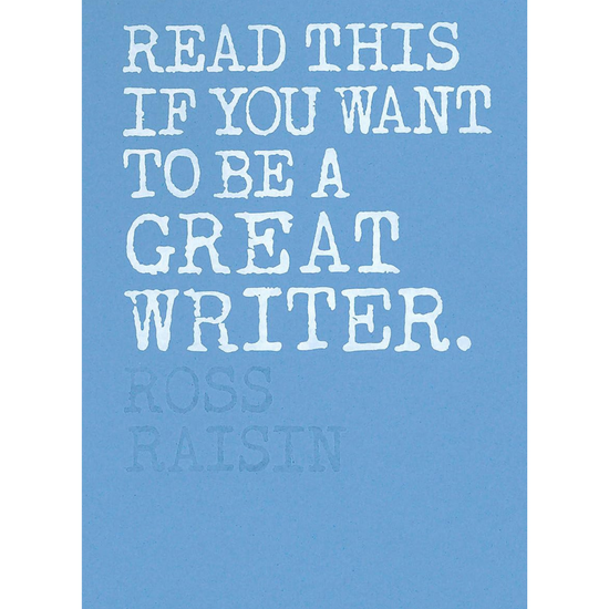 Read This If You Want To Be A Great Writer Book Front Cover