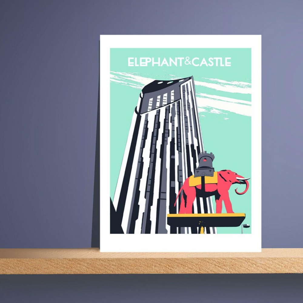 
                  
                    Elephant & Castle Print
                  
                