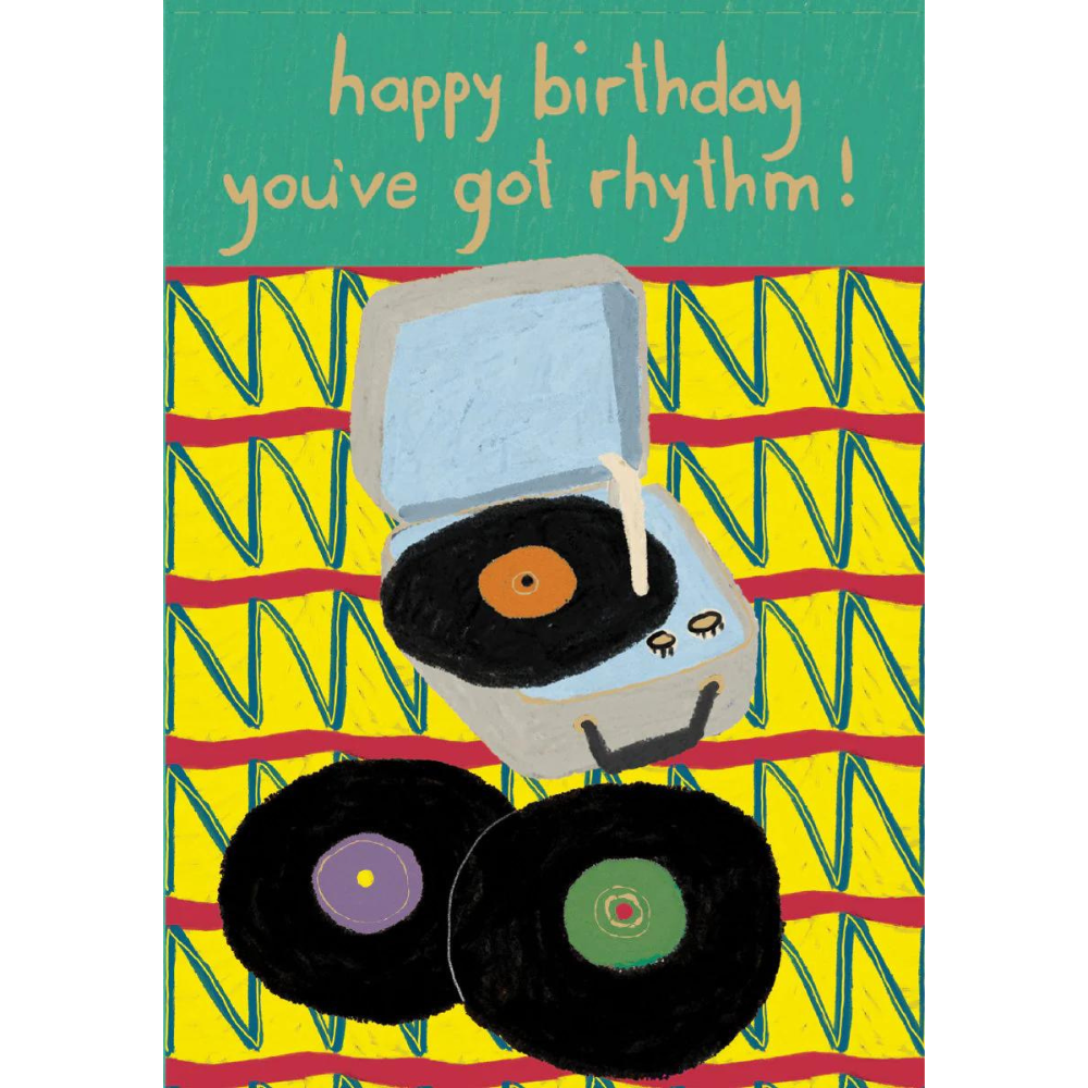 Vinyl Beats Birthday Petite Card