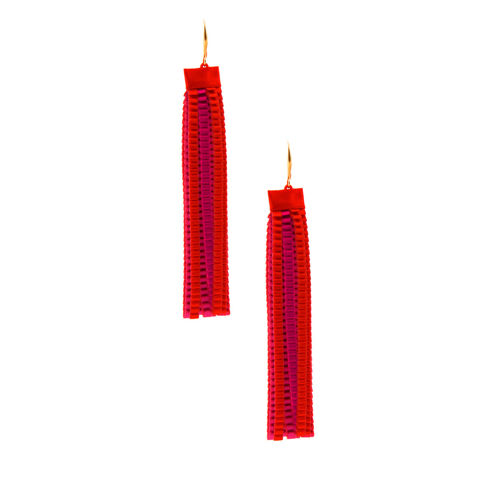 Silk Ribbon Earrings