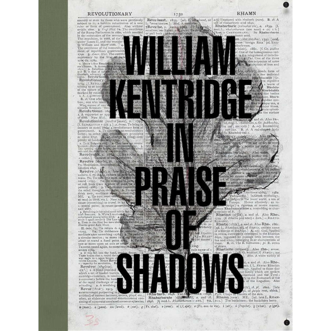 Cover of William Kentridge's In Praise of Shadows.