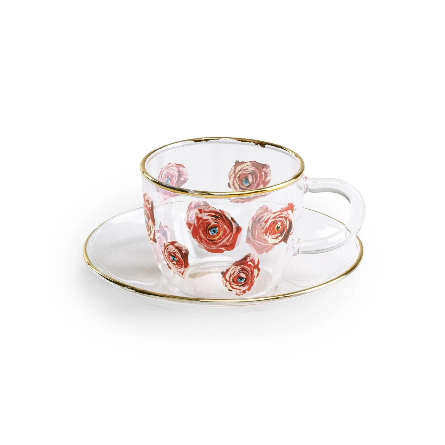 Coffee Cup & Saucer Roses