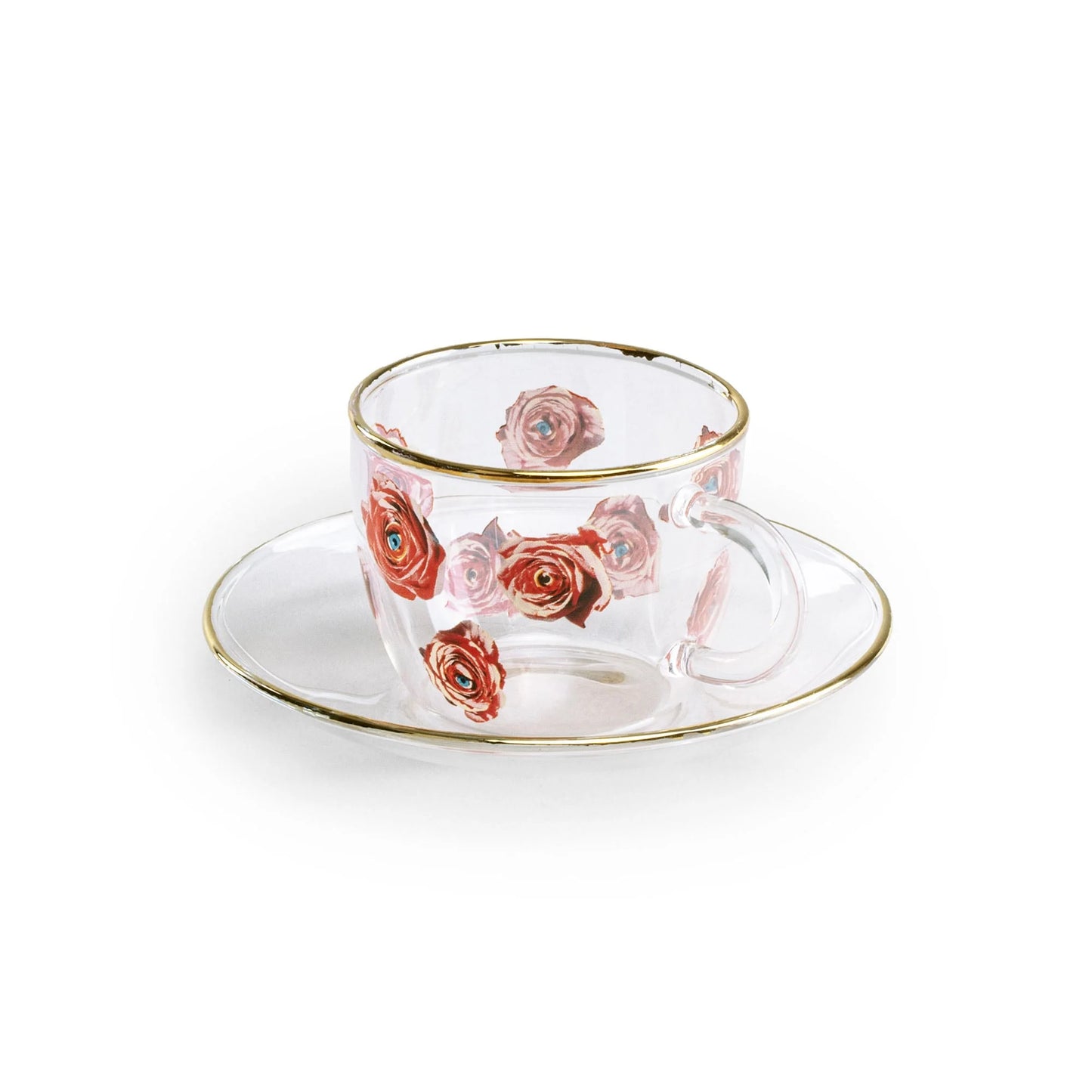 Coffee Cup & Saucer Roses