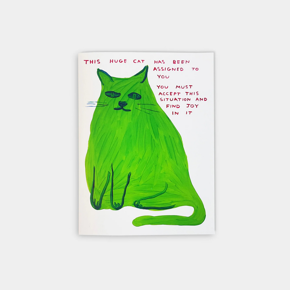 David Shrigley | This Huge Cat Musical Card