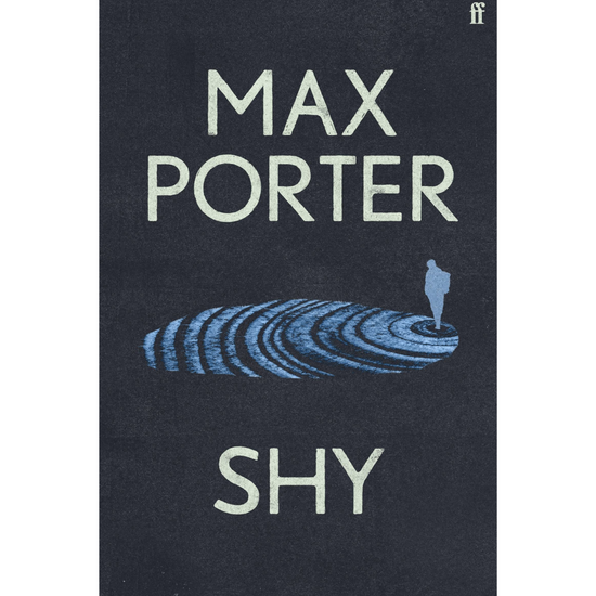 Load image into Gallery viewer, Navy speckled front cover featuring a human figure overlooking a thumb-print shadow and book title
