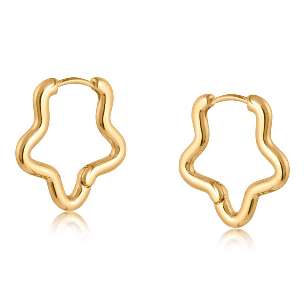 
                      
                        Soraya Squiggle Shape Hoop Earrings
                      
                    