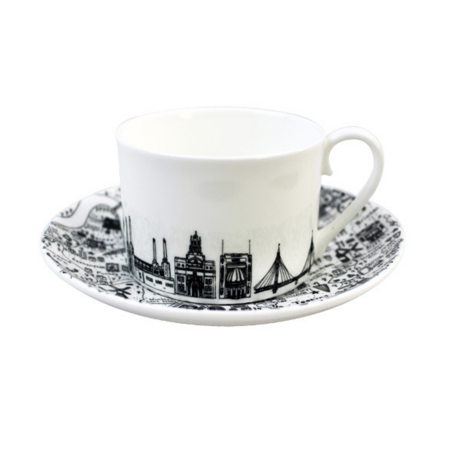 Load image into Gallery viewer, South-West London Cup &amp;amp; Saucer Set
