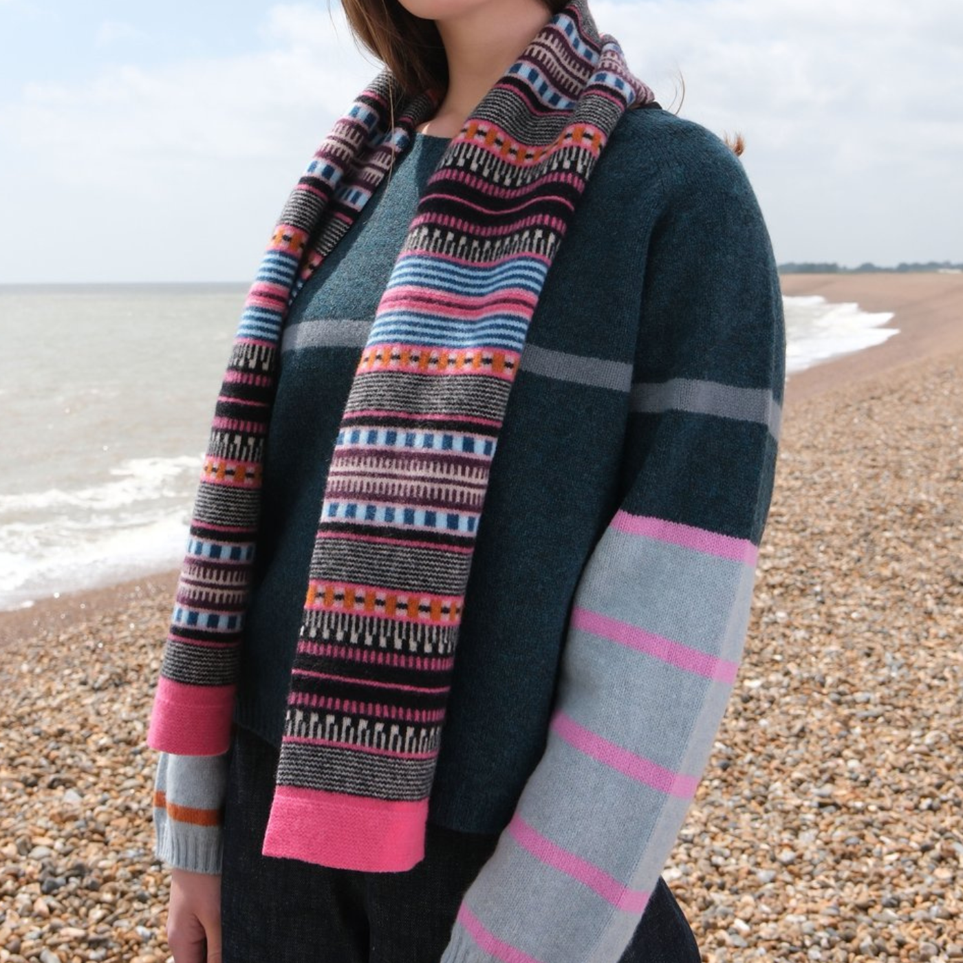 Charlestone Small Stripe Scarf