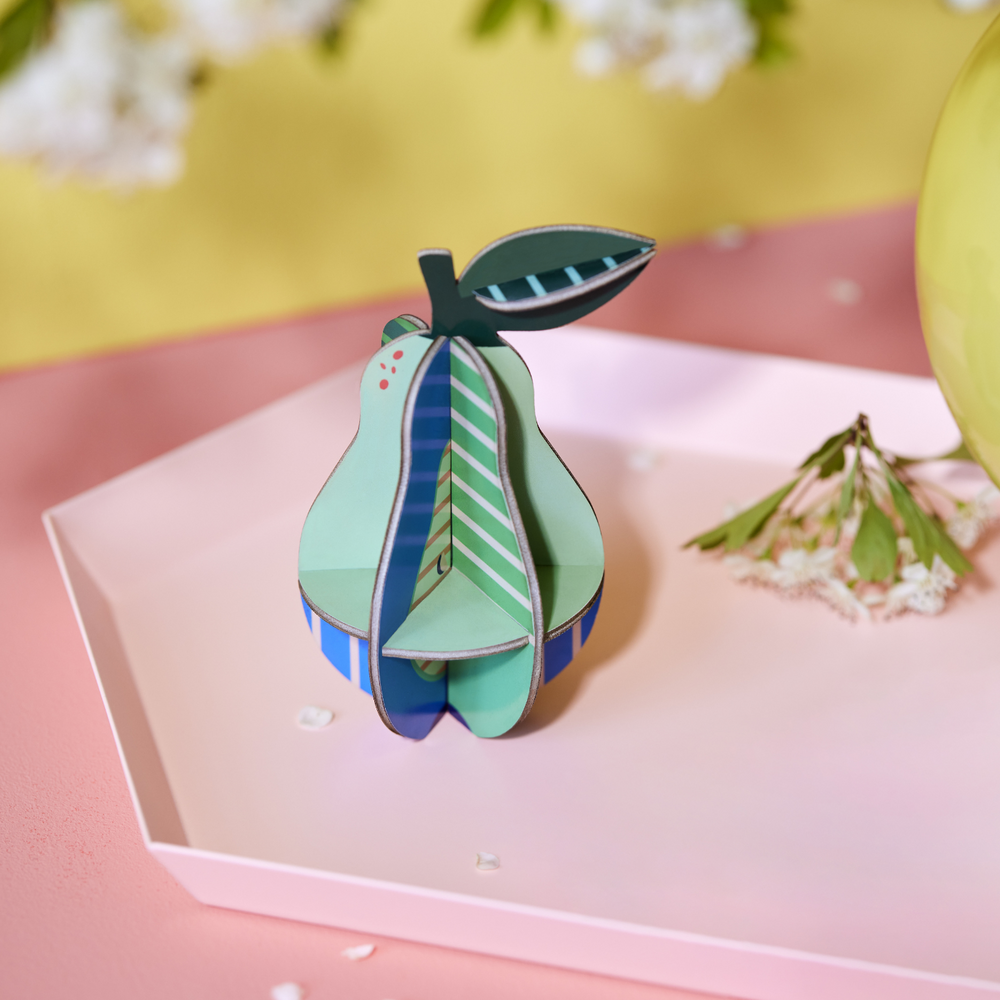 3D Pop Out Card Pear