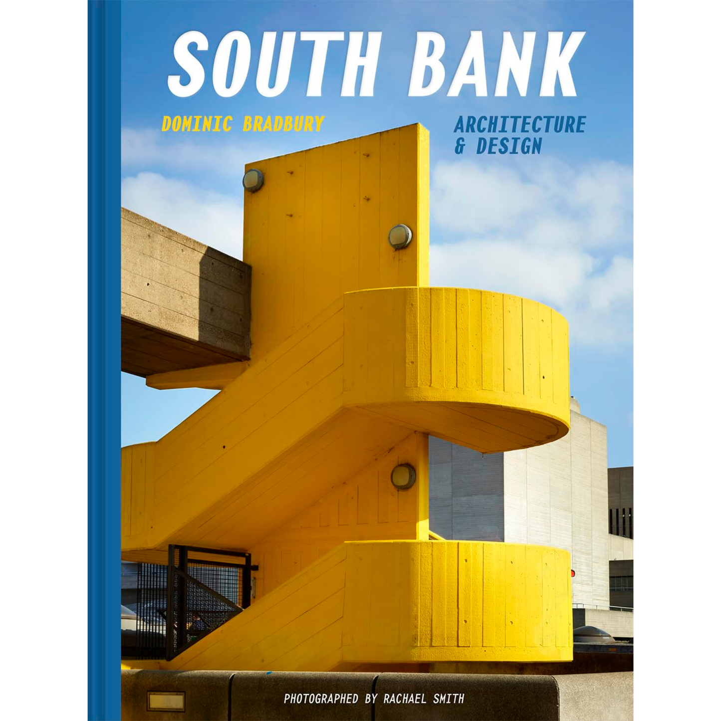 Front cover of South Bank, Architecture and Design, featuring our yellow spiral staircase.