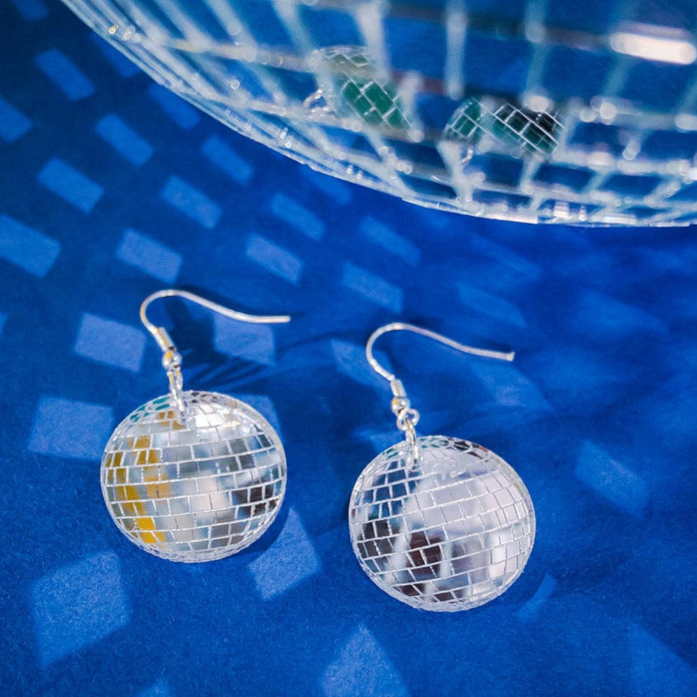 
                      
                        Disco Ball Earrings
                      
                    