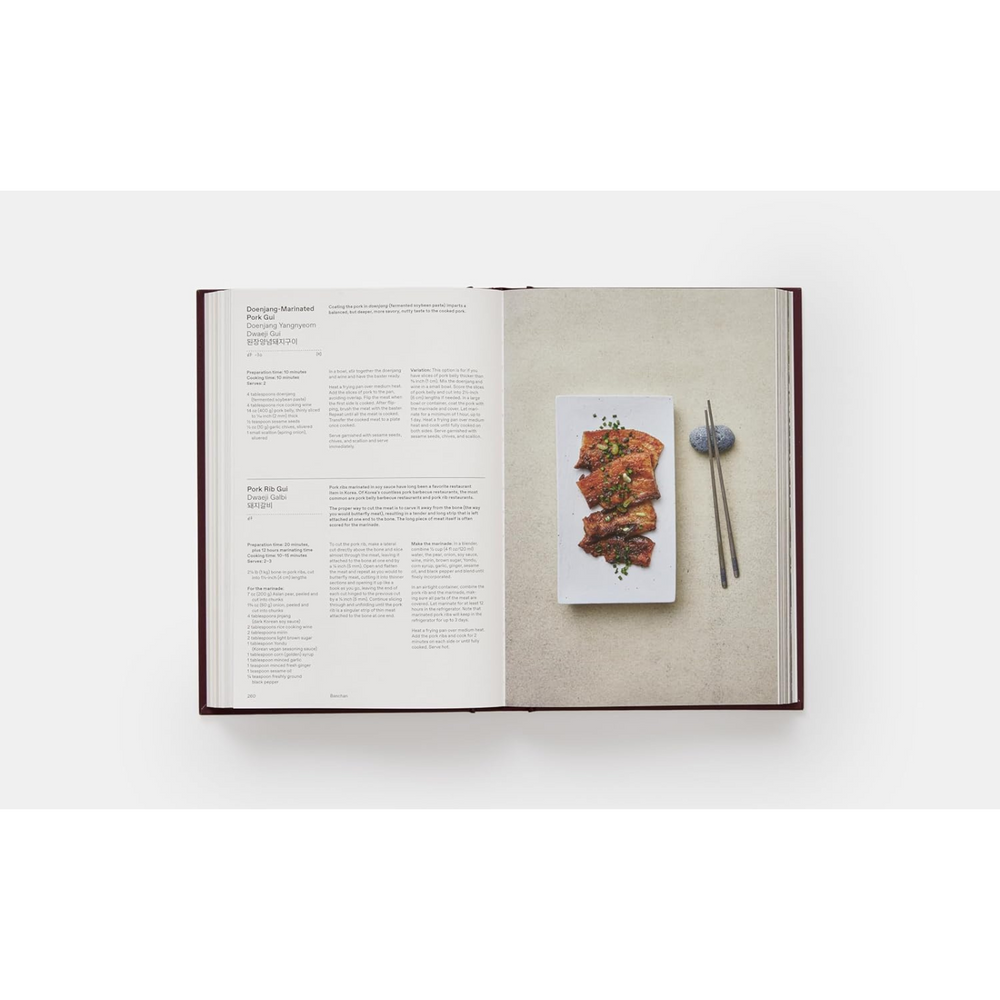 
                  
                    Internal pages  of The Korean Cookbook.
                  
                