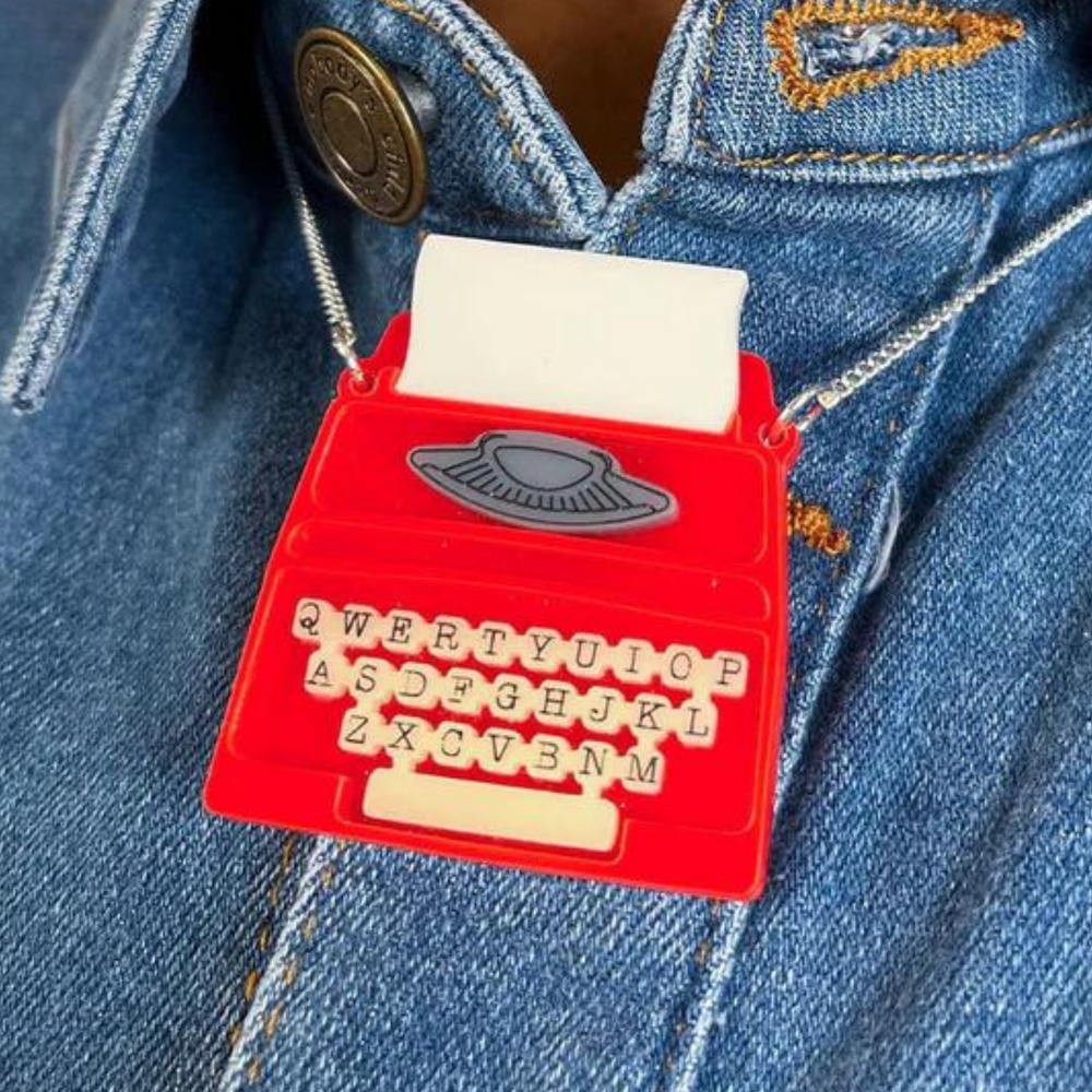 Typewriter Necklace