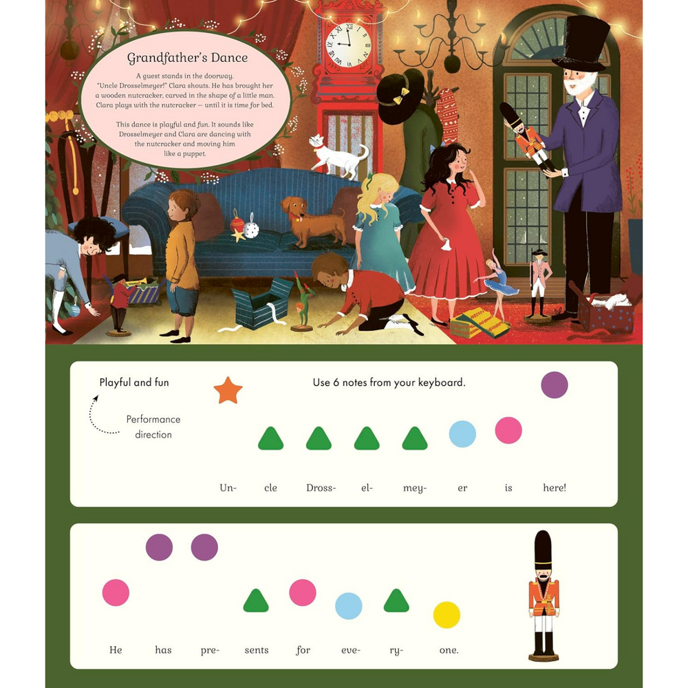 
                  
                    Internal page of I Can Play The Nutcracker.
                  
                