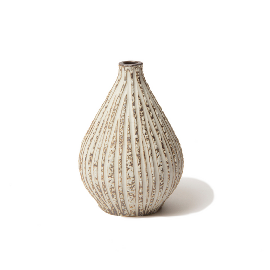 Kobe Stone Stripe Medium Vase