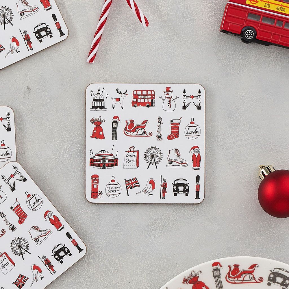 
                      
                        London Christmas Coaster Set
                      
                    