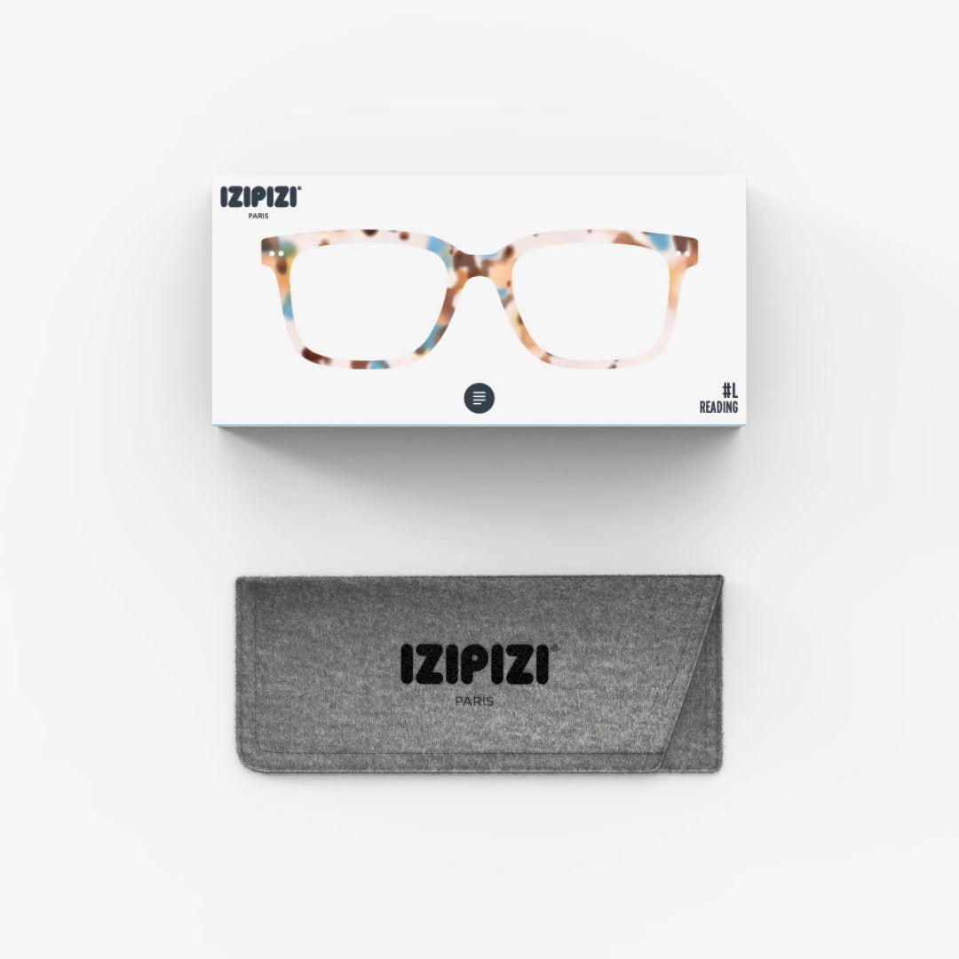 Izipizi #L Blue Tortoise Reading Glasses