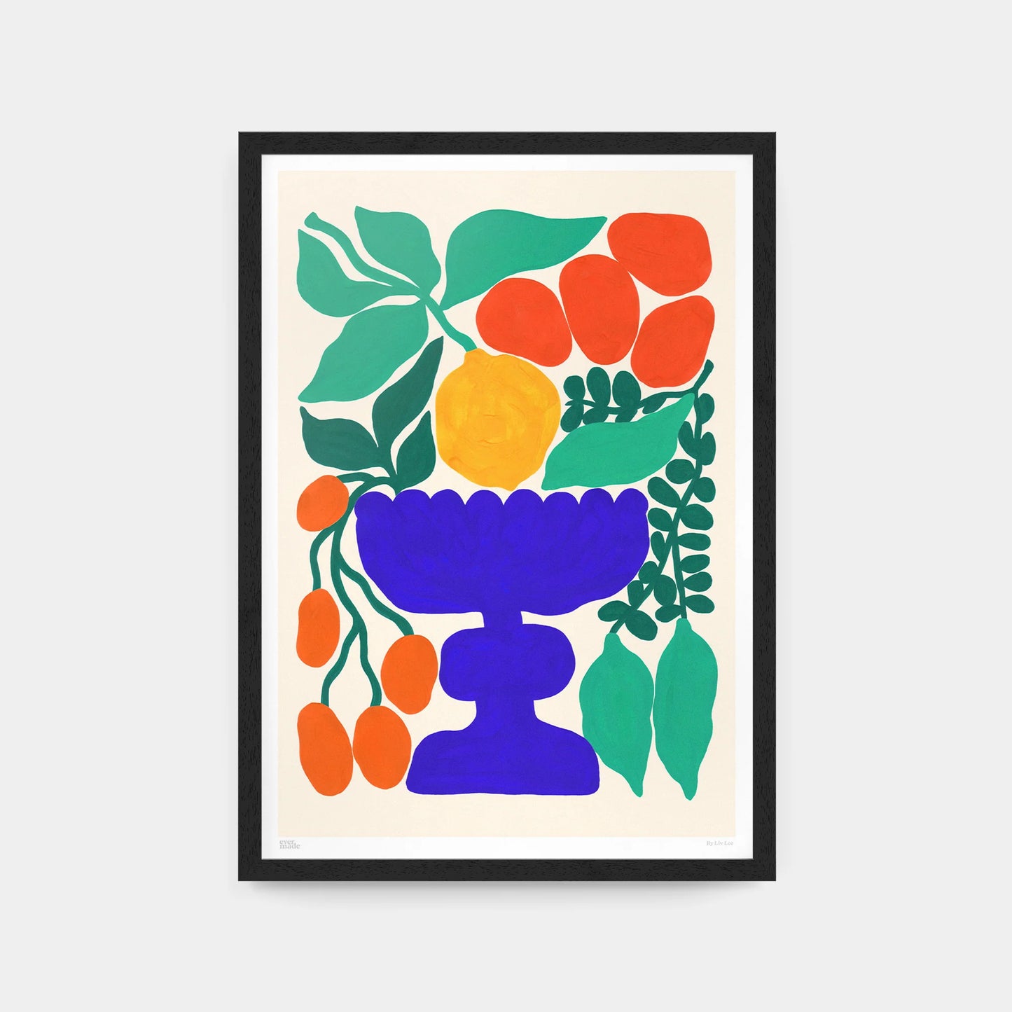 Fruit Bowl Print by Liv Lee