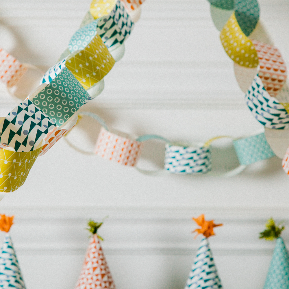 
                  
                    multi colour paper garland
                  
                