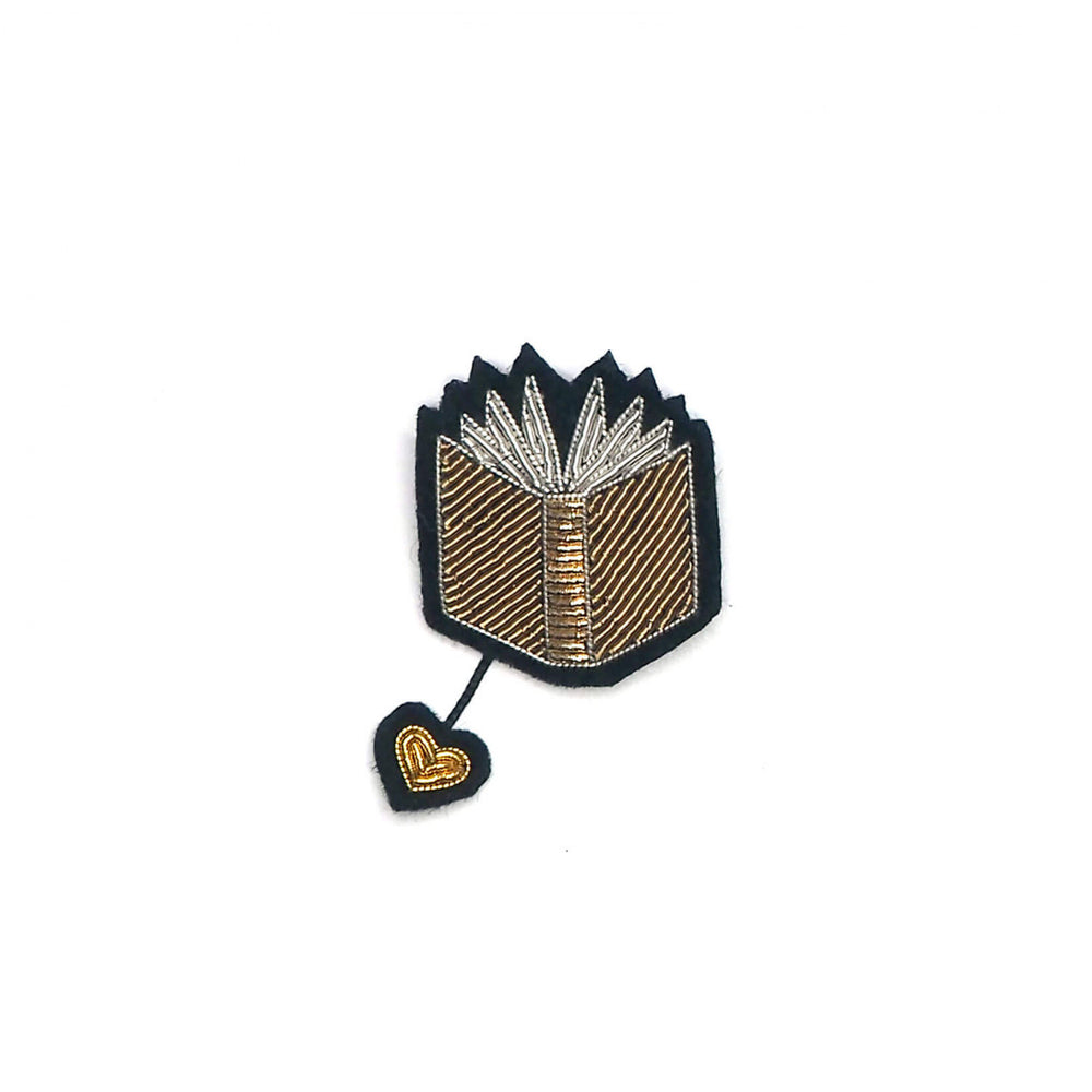 
                      
                        Book Embroidered Brooch
                      
                    