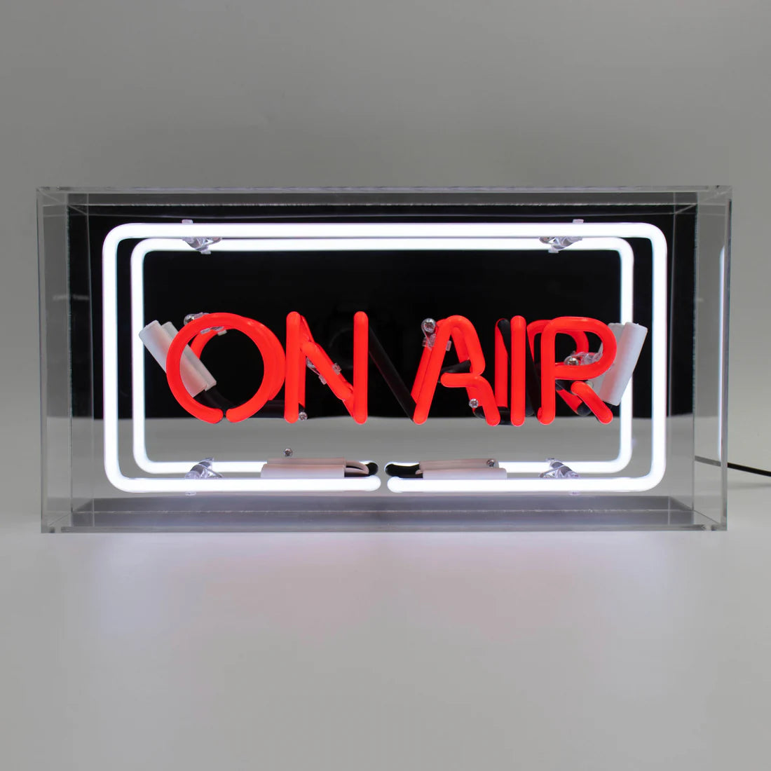 'On Air' Glass Neon Sign