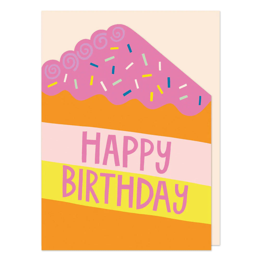 Cake Slice Mini Birthday Card