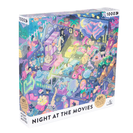 Load image into Gallery viewer, Night at the Movies Puzzle
