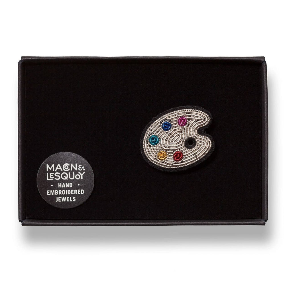 
                      
                        Artist Palette Embroidered Brooch
                      
                    