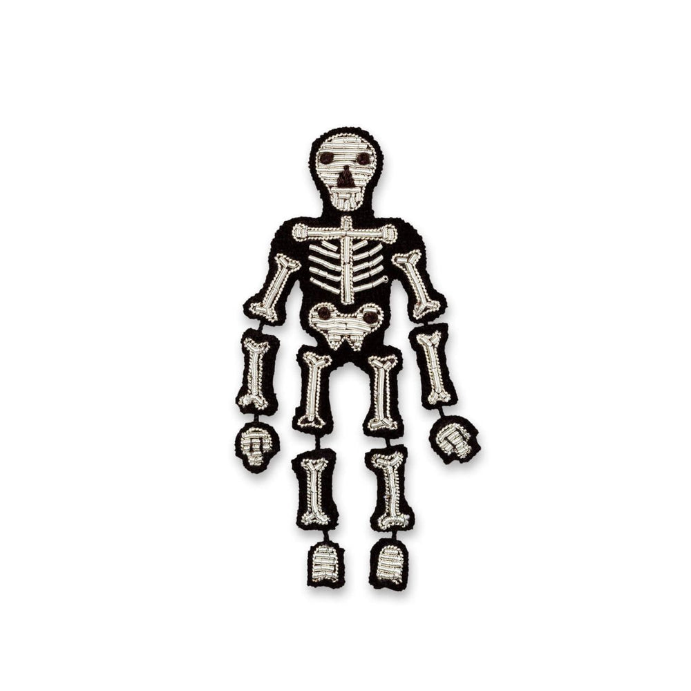 
                      
                        Skeleton Embroidered Brooch
                      
                    