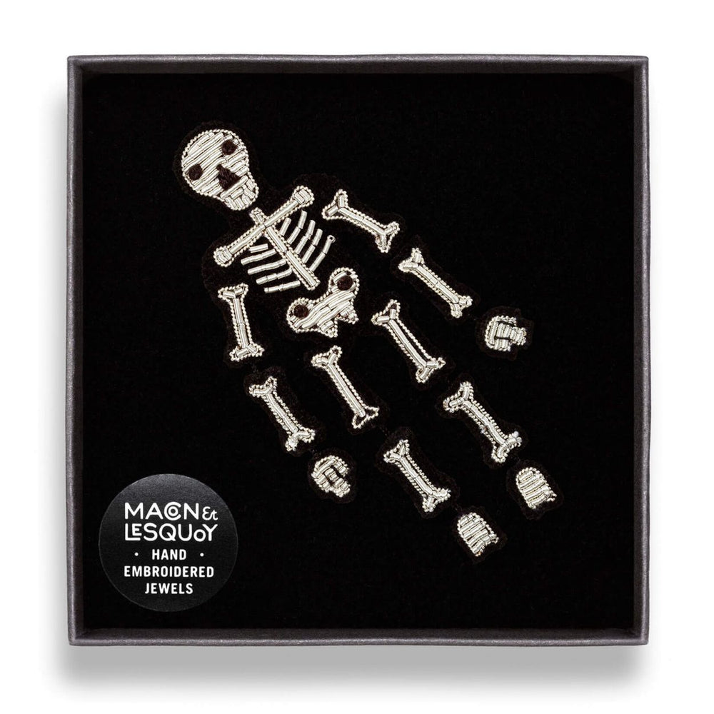 
                      
                        Skeleton Embroidered Brooch
                      
                    