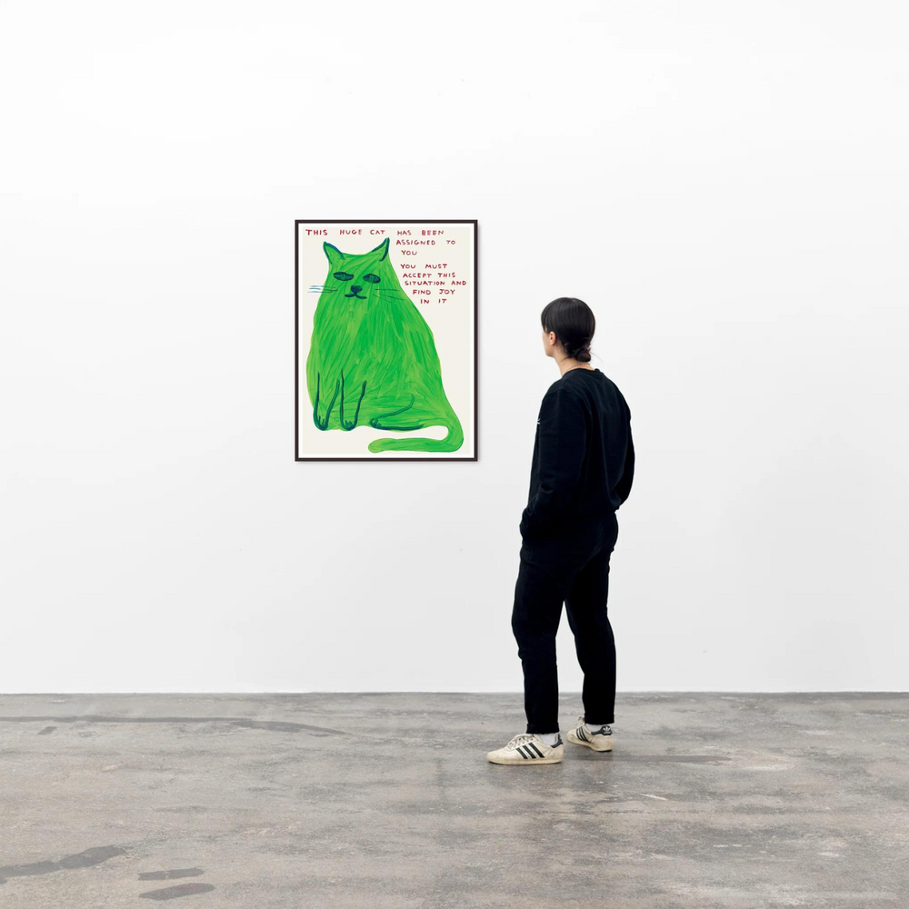 
                      
                        David Shrigley | This Huge Cat Poster
                      
                    