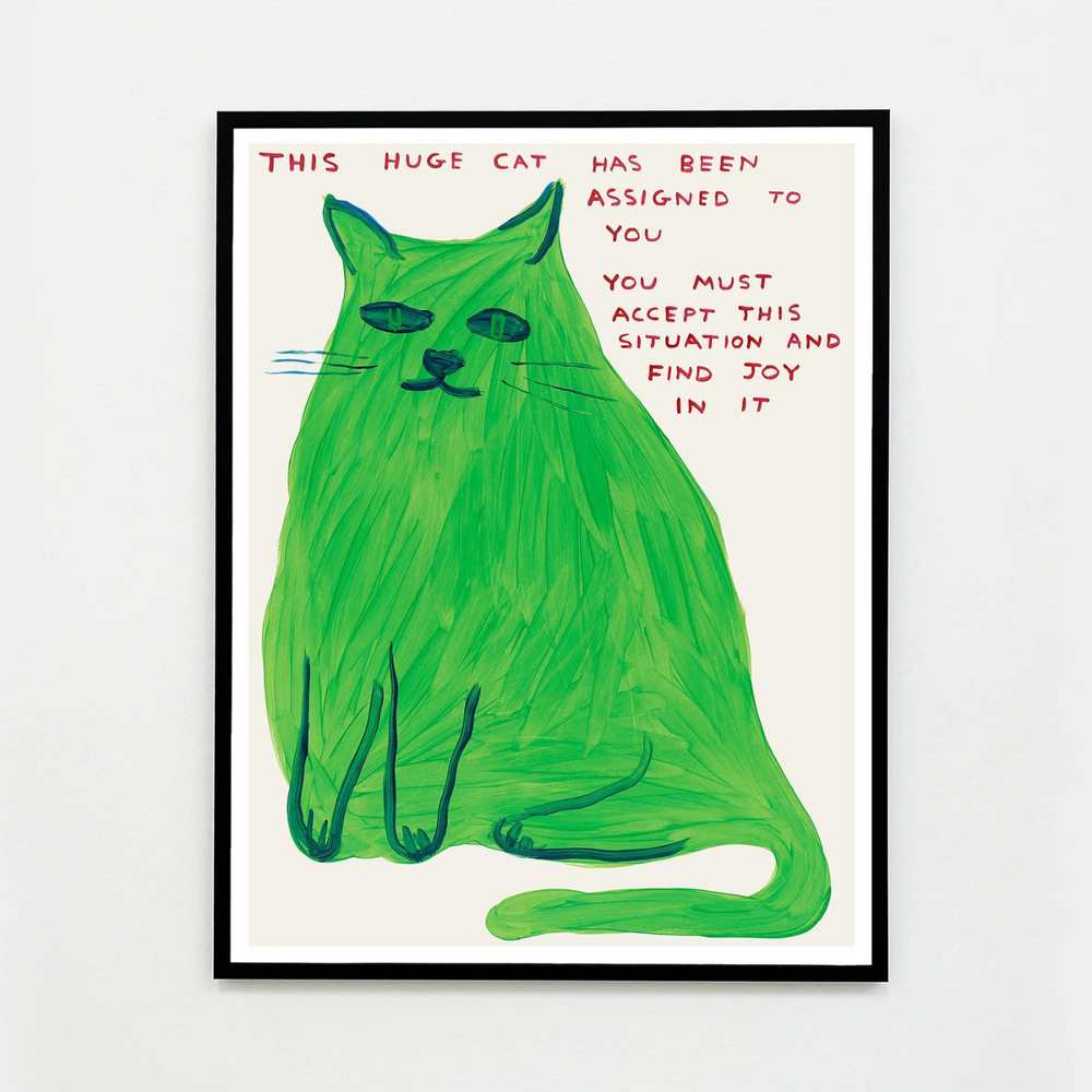 
                  
                    David Shrigley | This Huge Cat Poster
                  
                