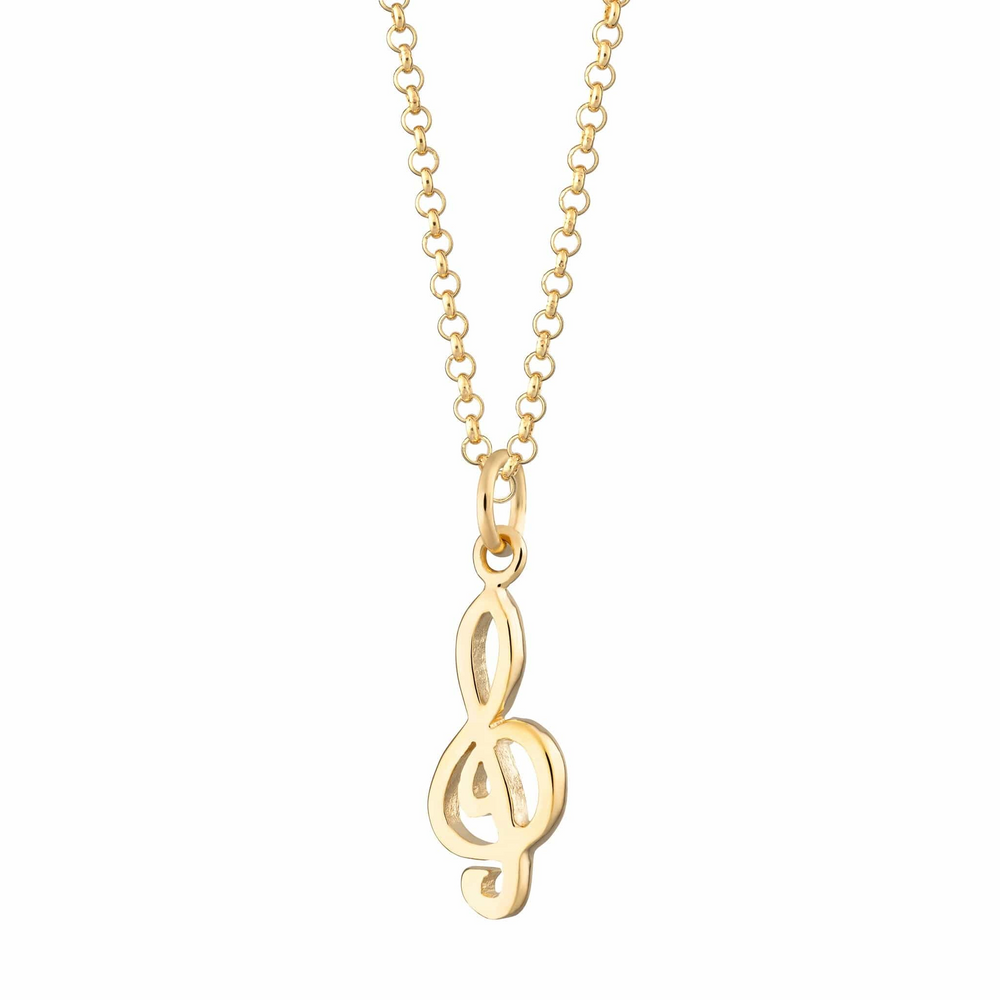 Treble Clef Necklace