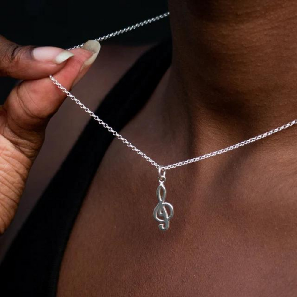 
                      
                        Treble Clef Necklace
                      
                    