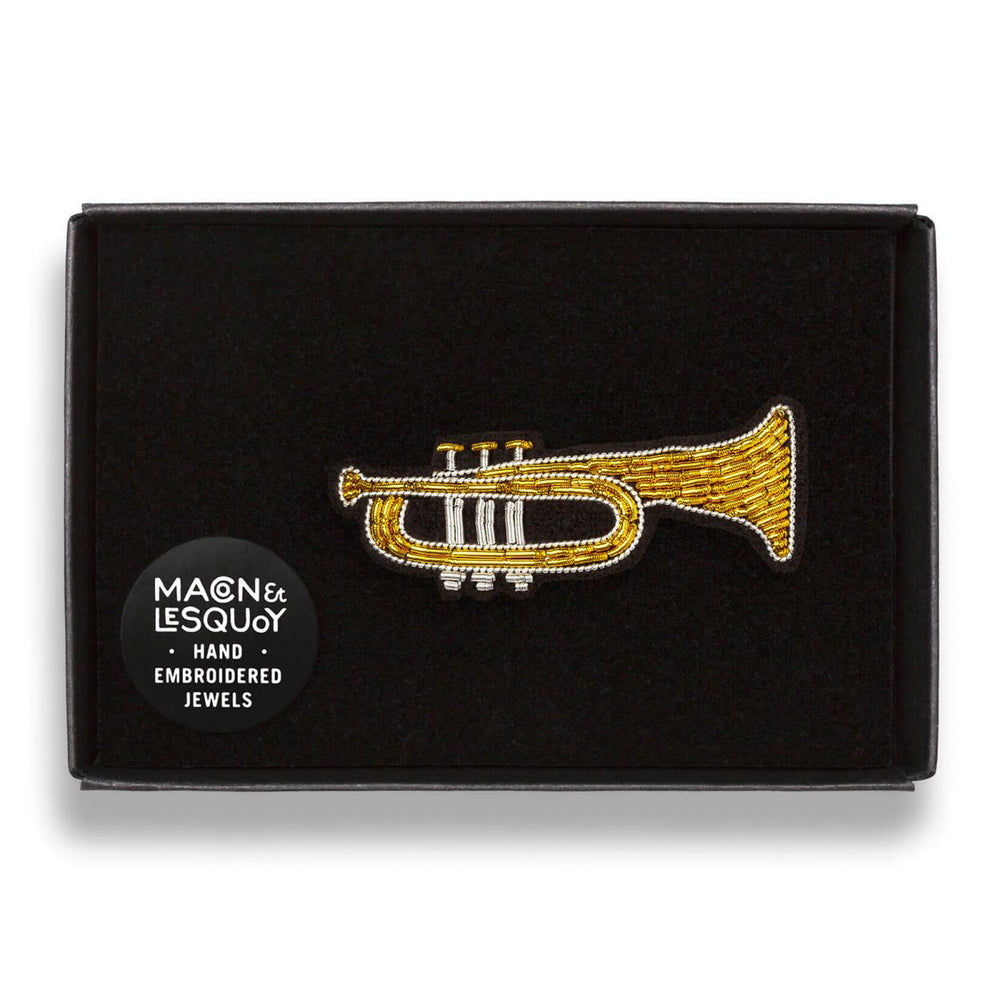 
                      
                        Trumpet Embroidered Brooch
                      
                    