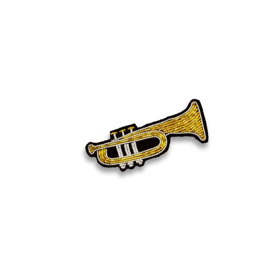 Trumpet Embroidered Brooch