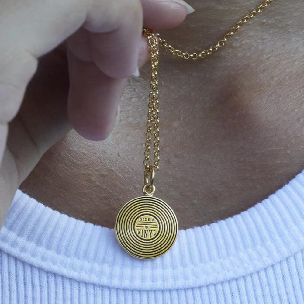 
                      
                        Vinyl Record Necklace
                      
                    