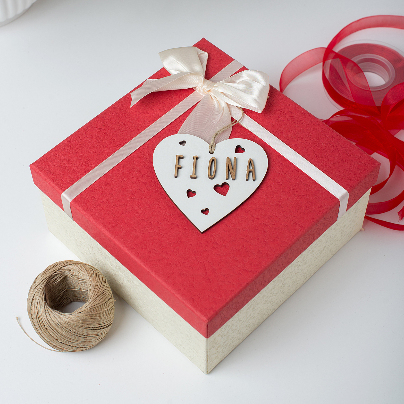 Personalised Wooden Heart Decoration