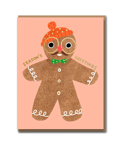 Load image into Gallery viewer, Gingerbread Guy Christmas Card
