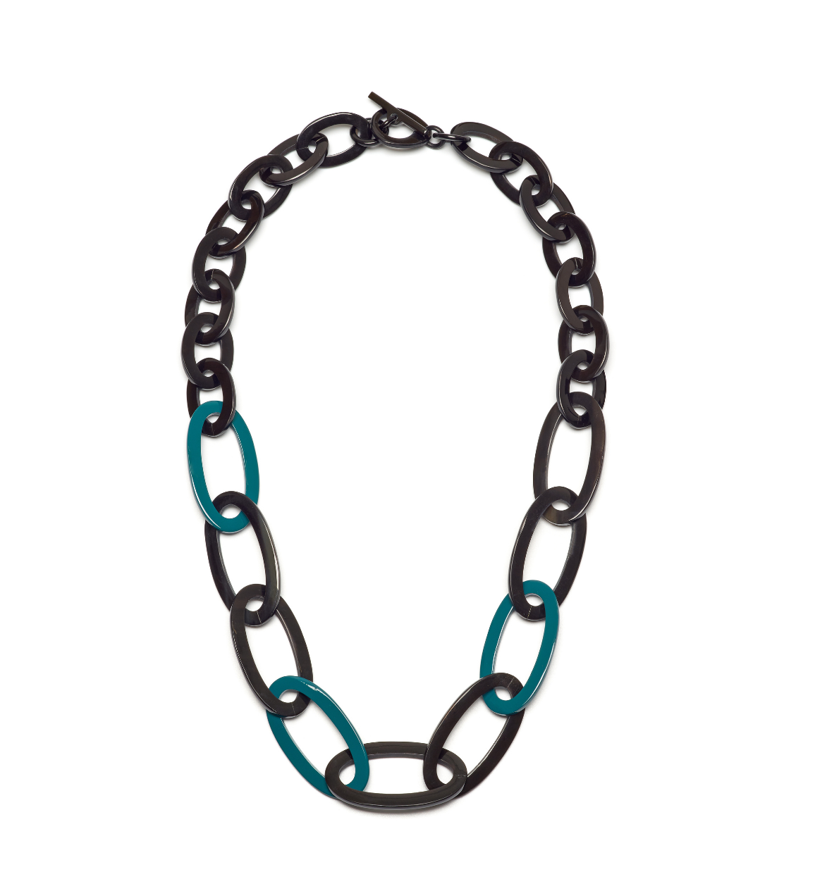Load image into Gallery viewer, Buffalo Horn Link Necklace
