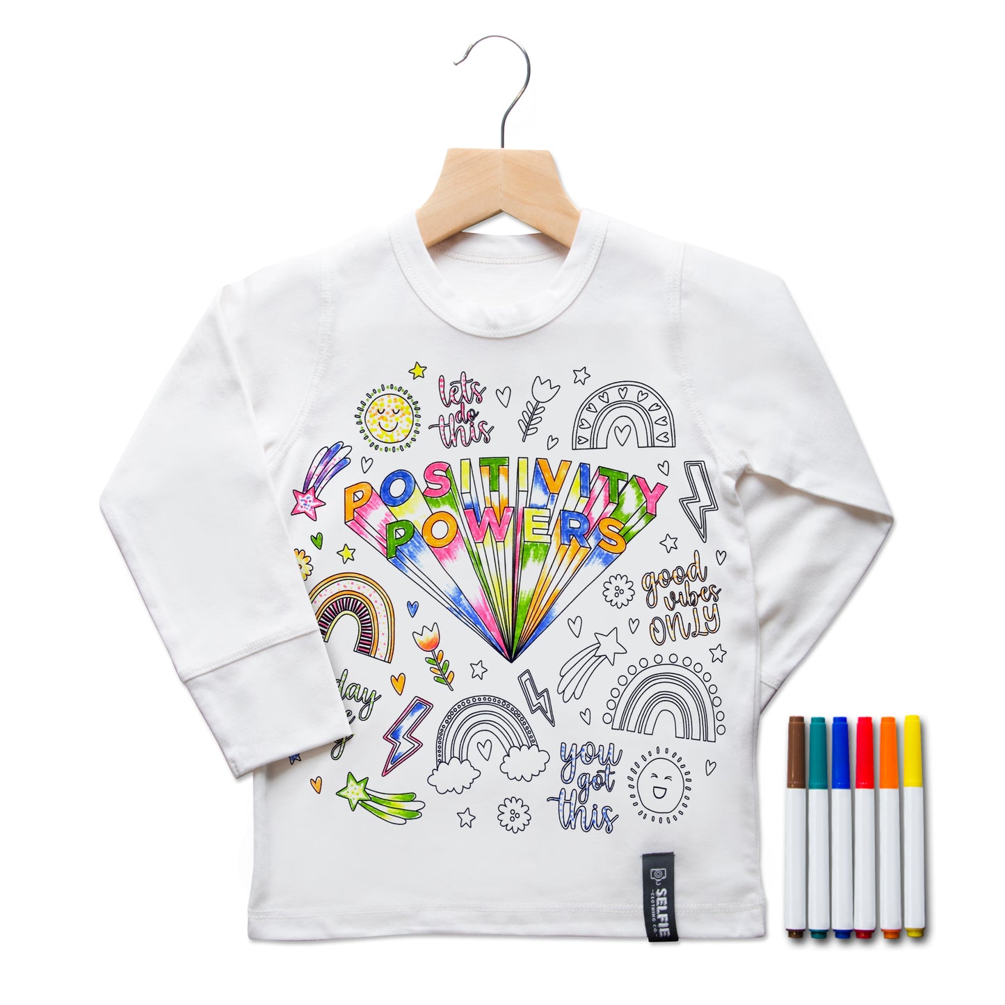 Positivity Powers Colour In T-Shirt