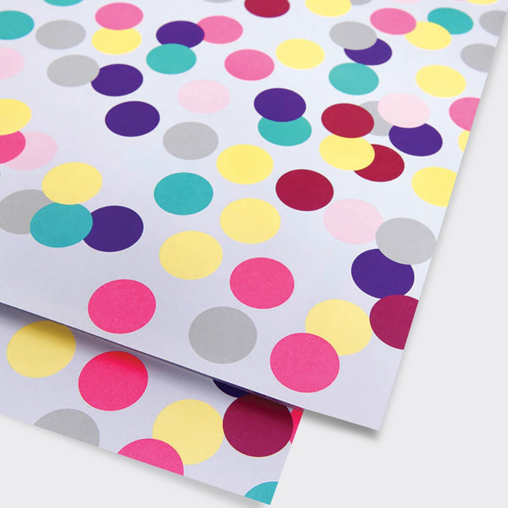 Shiki Polka Dot Confetti Gift Wrap